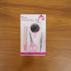 Nail care tool kit with multiple grooming tools