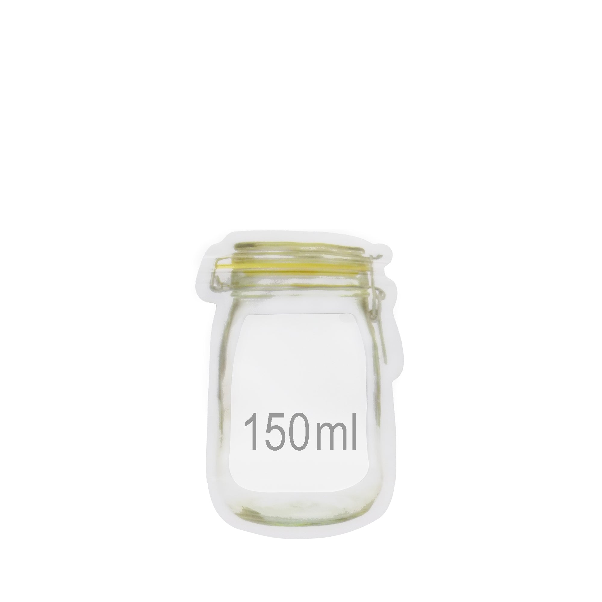 Compact 150ml travel food container, ideal for on-the-go snacks and dry goods.