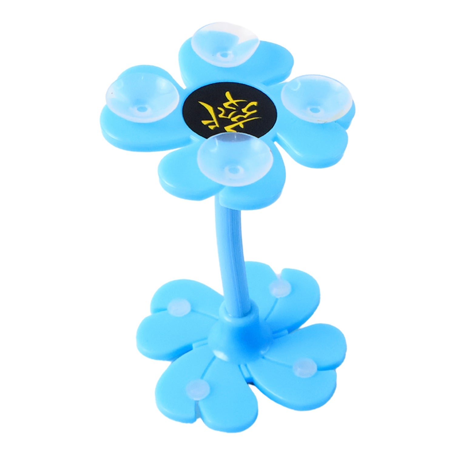 Smartphone held securely at an optimal viewing angle by the rotating car phone holder.