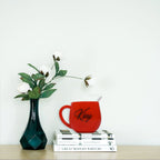 Romantic King and Queen printed mugs, ideal for partners.