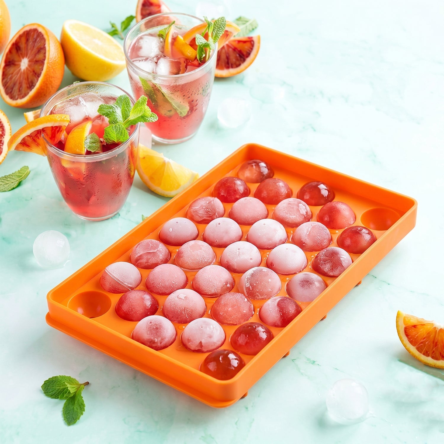 Home baking candy mold kit in orange