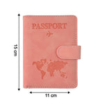 Inner compartments of travel passport holder showing card and SIM slots
