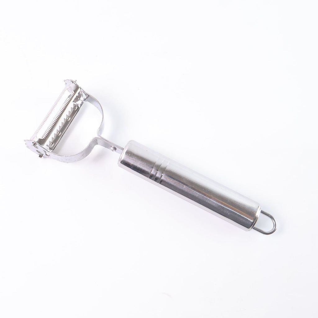 Stainless steel julienne cutter and peeler multipurpose kitchen tool for vegetable prep