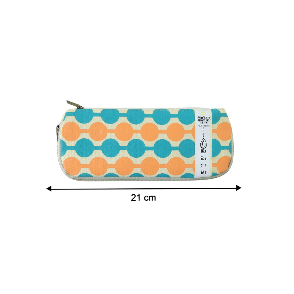 Lightweight and compact geometric stationery pouch