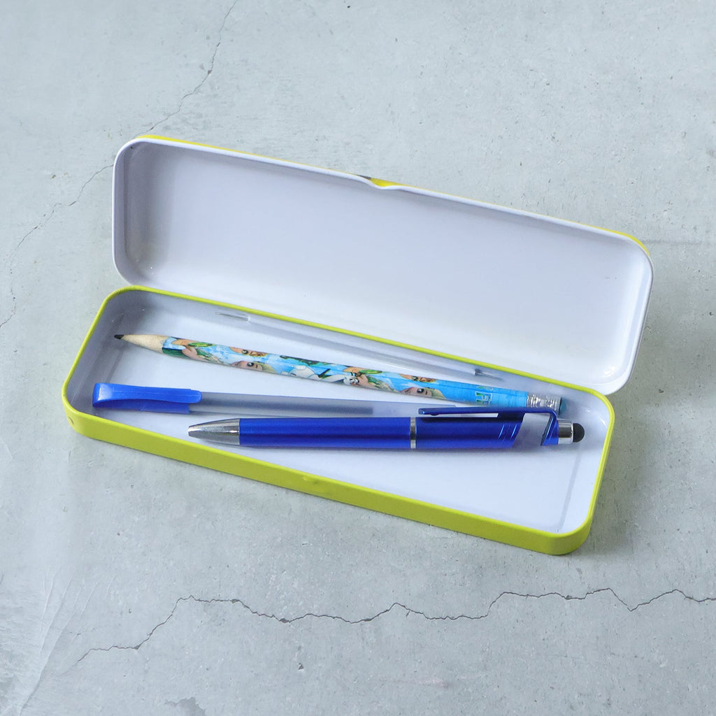 Student stationery organizer box, cute cartoon design for kids