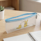 Durable and portable transparent pencil pouch for students and professionals