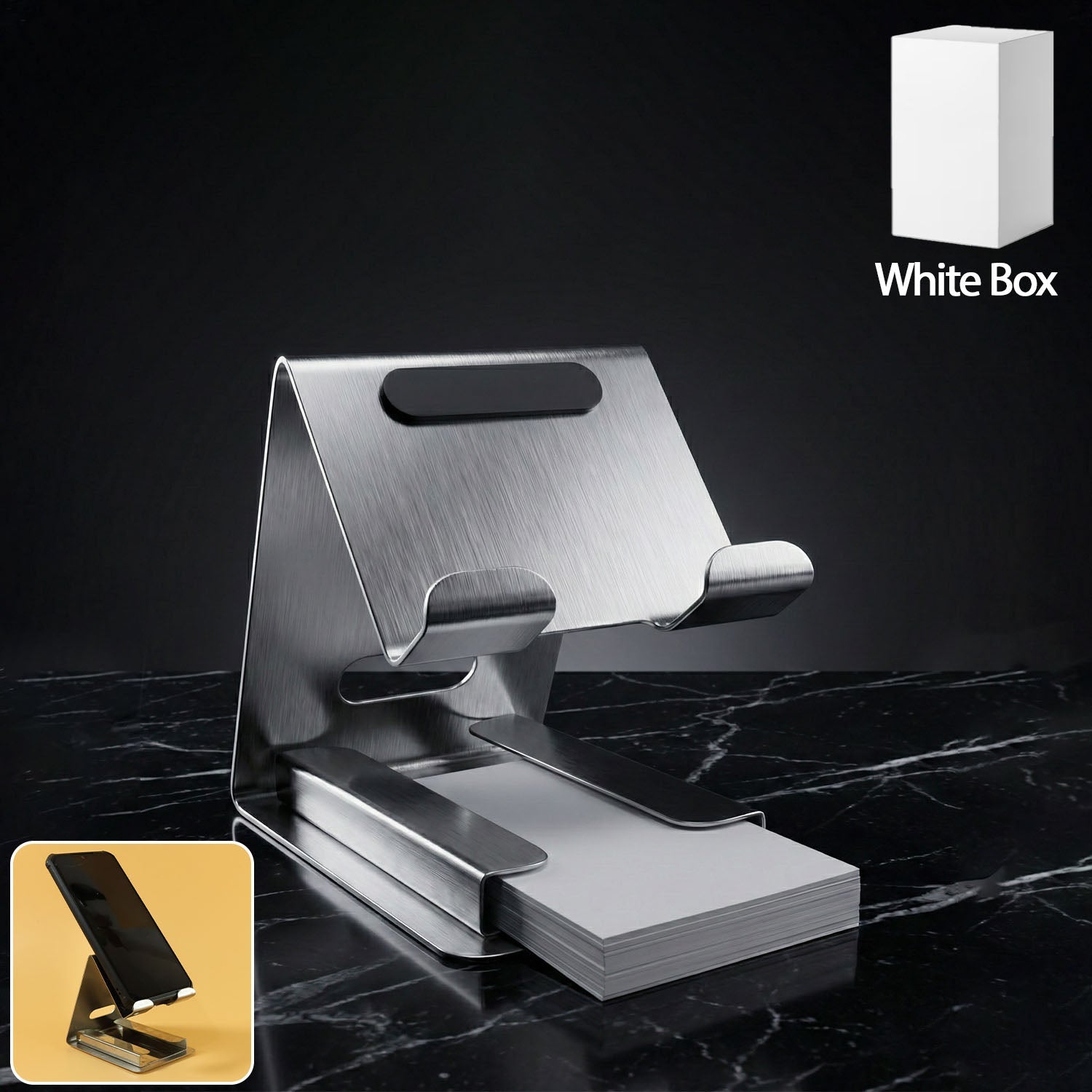 Premium big desktop mobile phone stand holding smartphone on desk