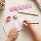 School stationery set for kids with unicorn theme