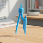 Comprehensive kids drawing tool set including compass and pencil