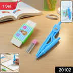 Kids drawing compass tool with ergonomic design for easy gripping
