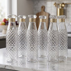 Reusable bottles set for hydration in home or outdoor activities