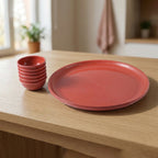 Multipurpose plastic serving tableware set
