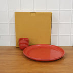 Home dining serving set with plates and bowls