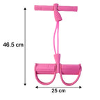 Size chart for pull rope resistance exerciser