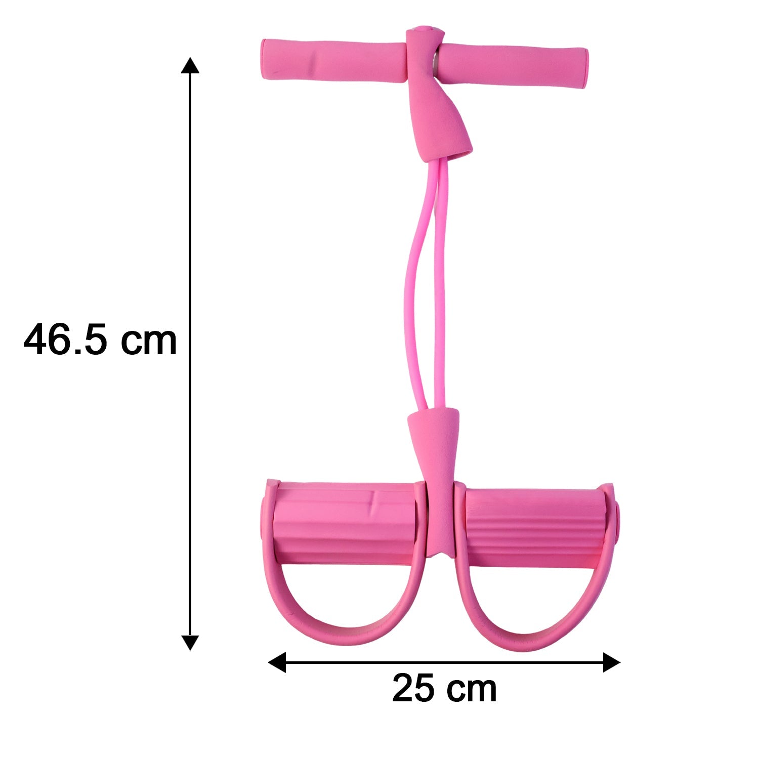 Size chart for pull rope resistance exerciser