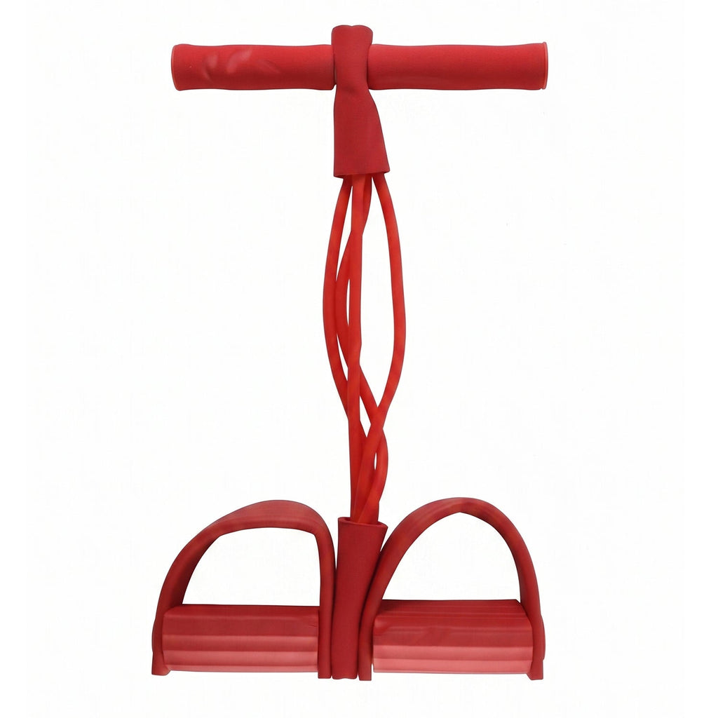 Studio shot of resistance exerciser showing its compact design.