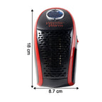 Remote control for 400W wall plug room heater with timer and speed buttons