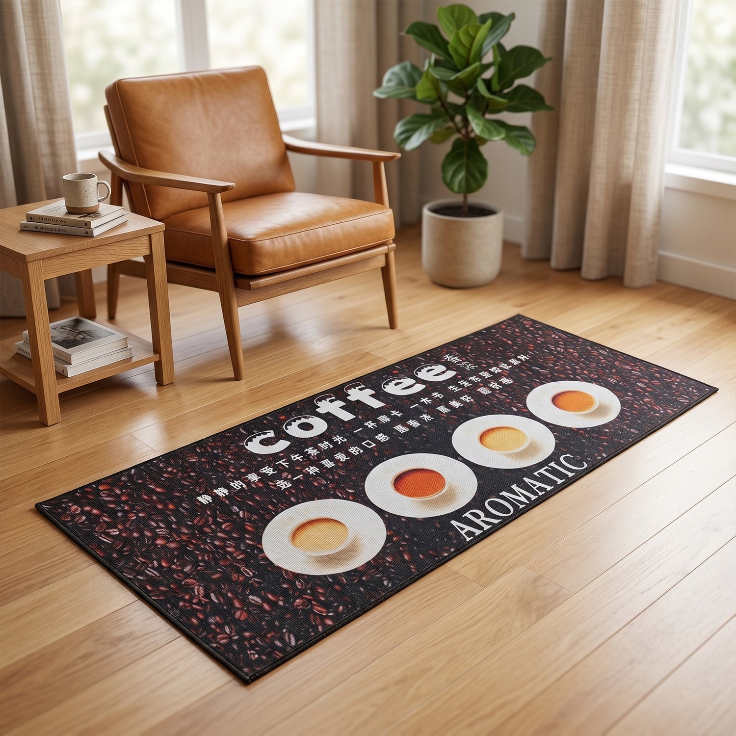 Multi-room washable anti-slip floor mats