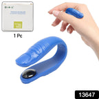 Close-up of the Acupressure Hand Clip in use, targeting a pressure point on the thumb.