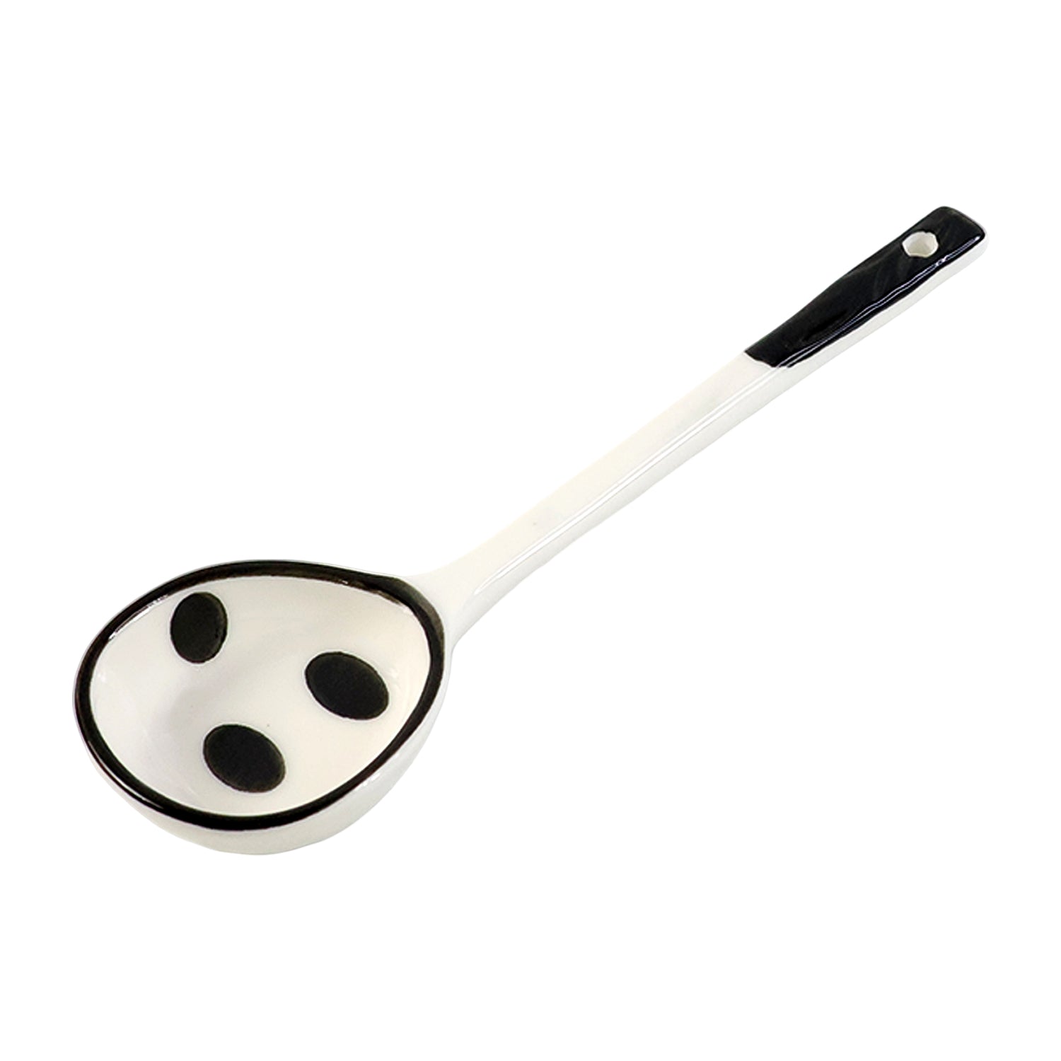 Soup ladle 17cm scooping liquid from pot, heat-resistant polycarbonate