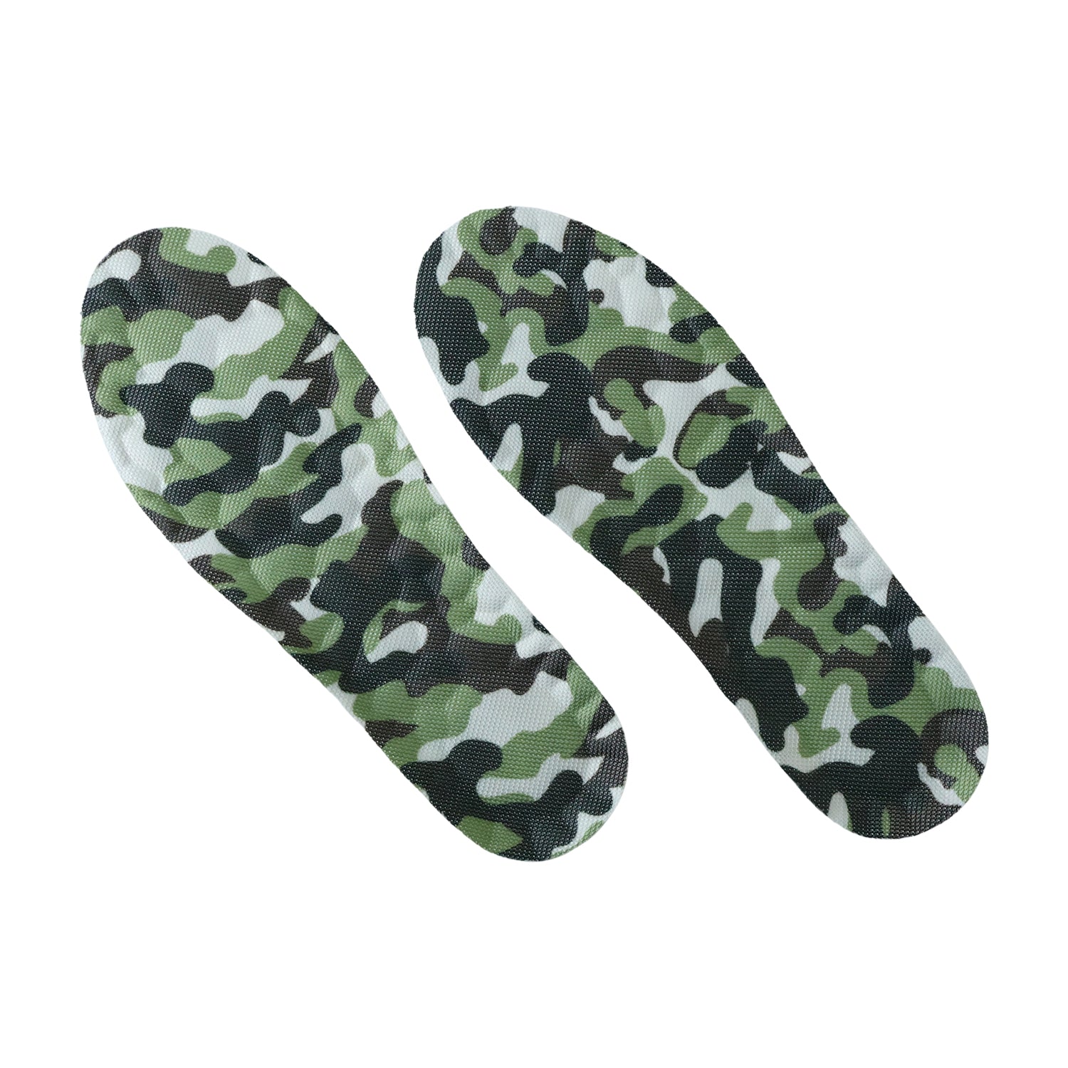 Lightweight breathable insoles with shock-absorbing support