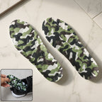 Camouflage print soft cushion shoe insoles for size 35-38