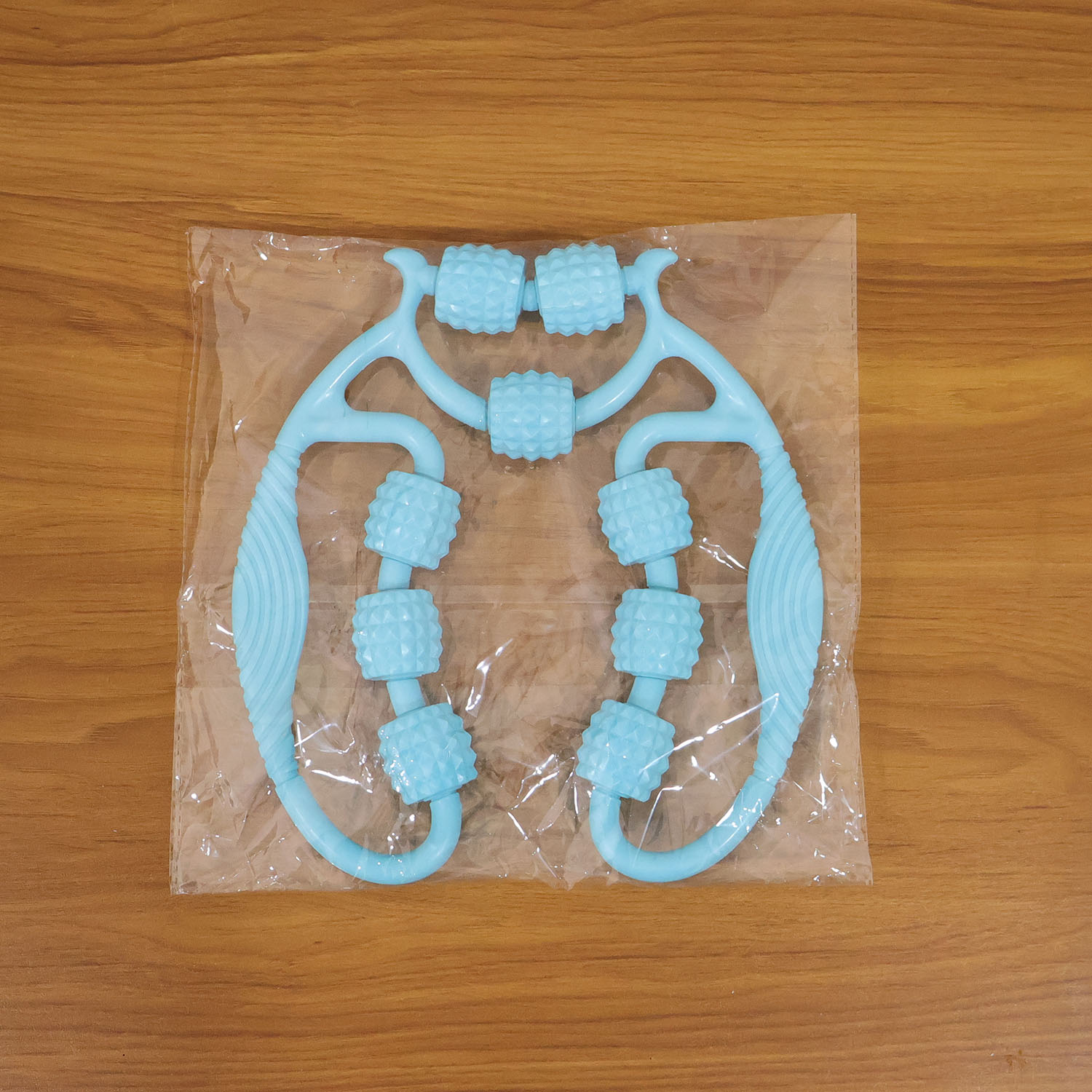 Body massage roller shown in active lifestyle setting for fitness
