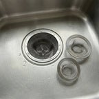 Drainage mesh strainer for sinks, made of durable stainless steel