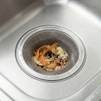 Reusable stainless steel sink strainer for easy kitchen use