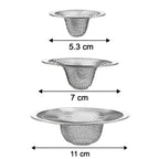 Stainless steel mesh drain filter showing detailed fine mesh strainer