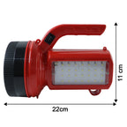 Size comparison of portable torch light
