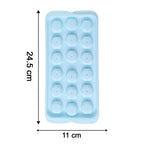 Easy release plastic ice tray for effortless ice removal
