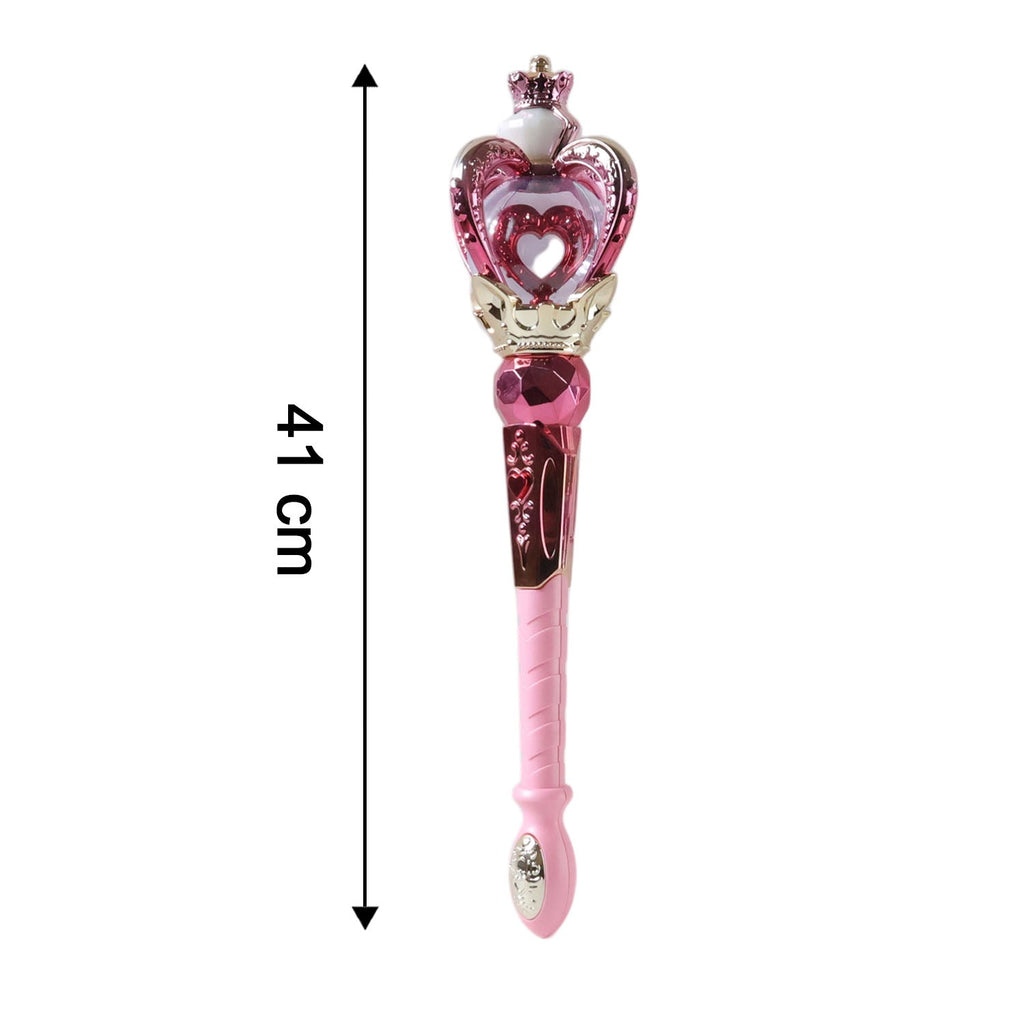 Size chart for kids' magic wand toy