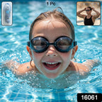 Kids anti-fog swim goggles with leak-proof design