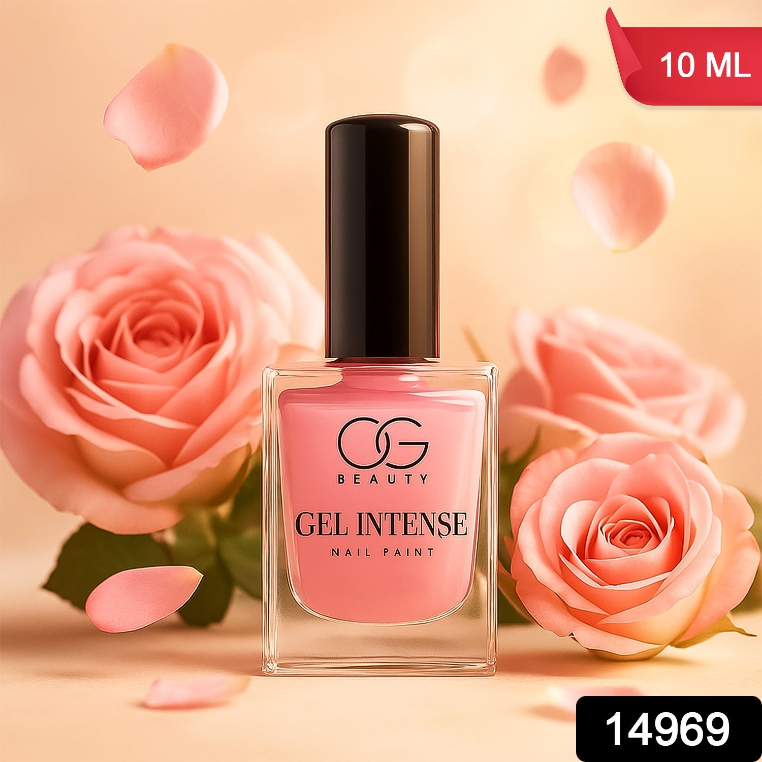 Close-up of Lilac Love gel intense nail polish brush for smooth application