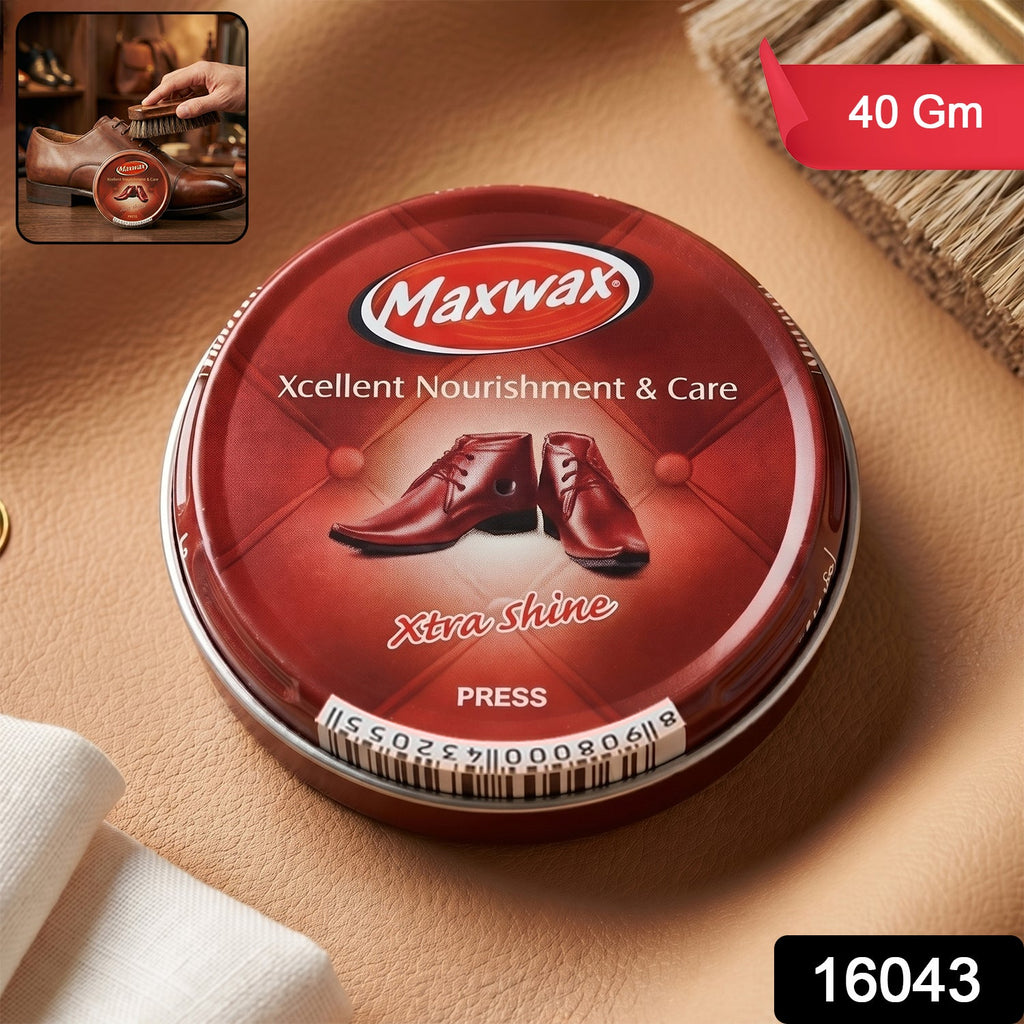 Maxwax leather shoe polish cream for nourishing and shining