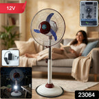 battery operated pedestal fan ideal for indoor cooling during outages