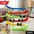 Multi-level racing track toy for children