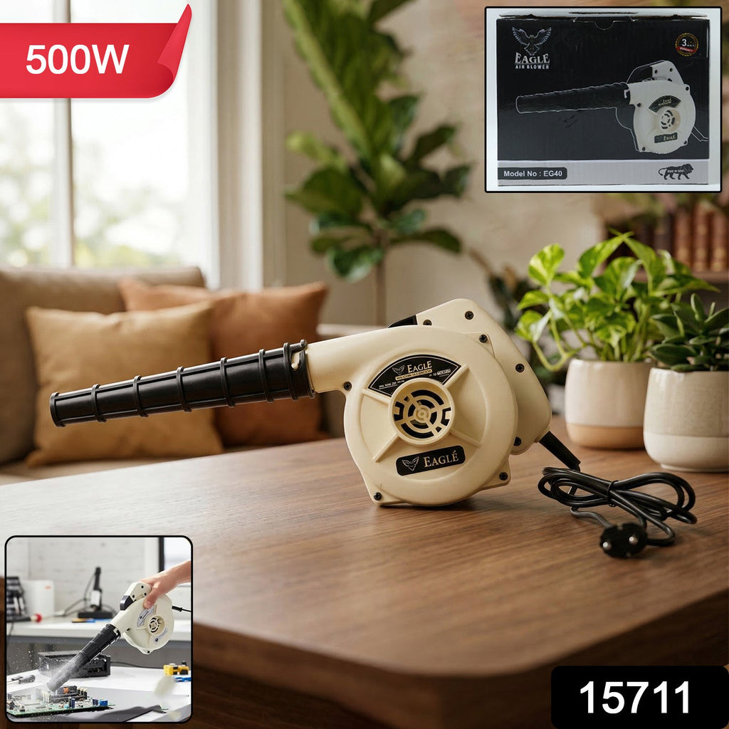 500W portable electric air blower for cleaning electronics and workshops