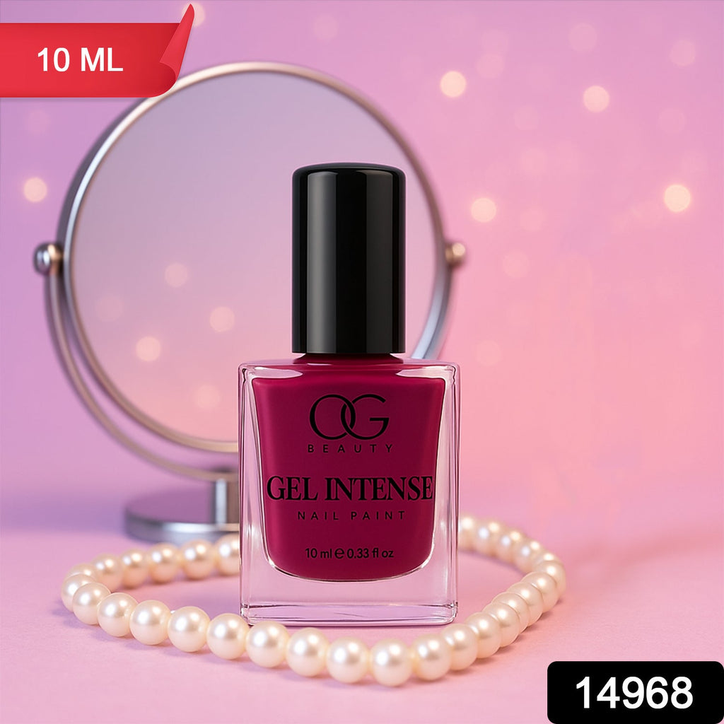 Vibrant burgundy gel nail paint bottle for professional manicures