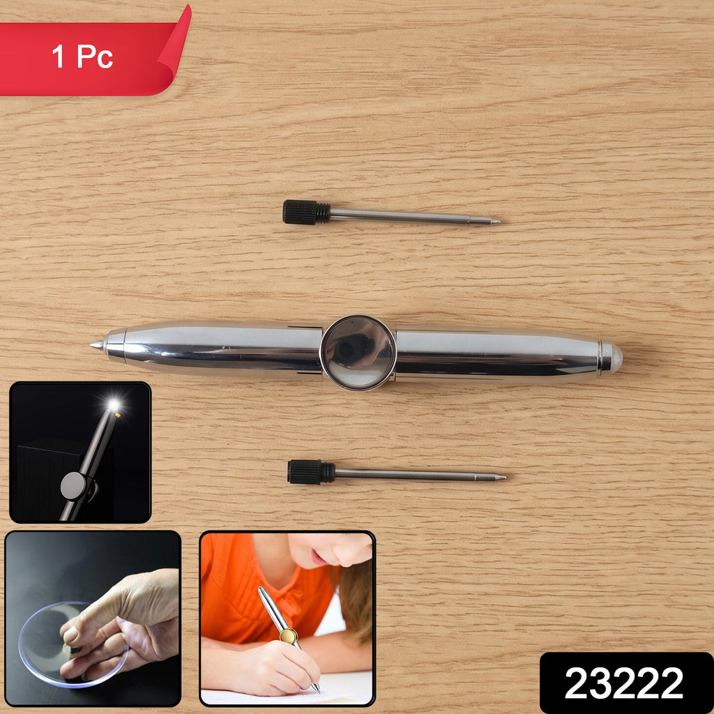 LED flashlight and stress-relief fidget pen