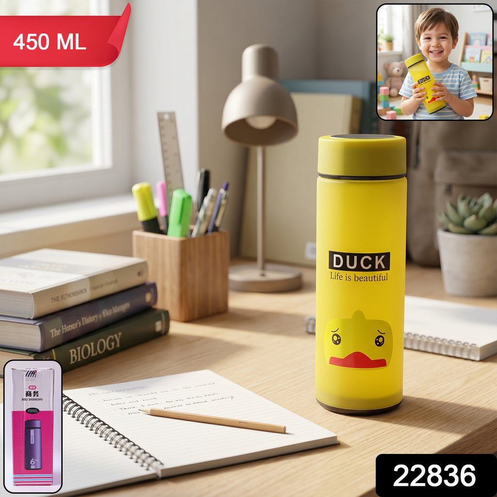 450ml kids water bottle with leak-proof lid