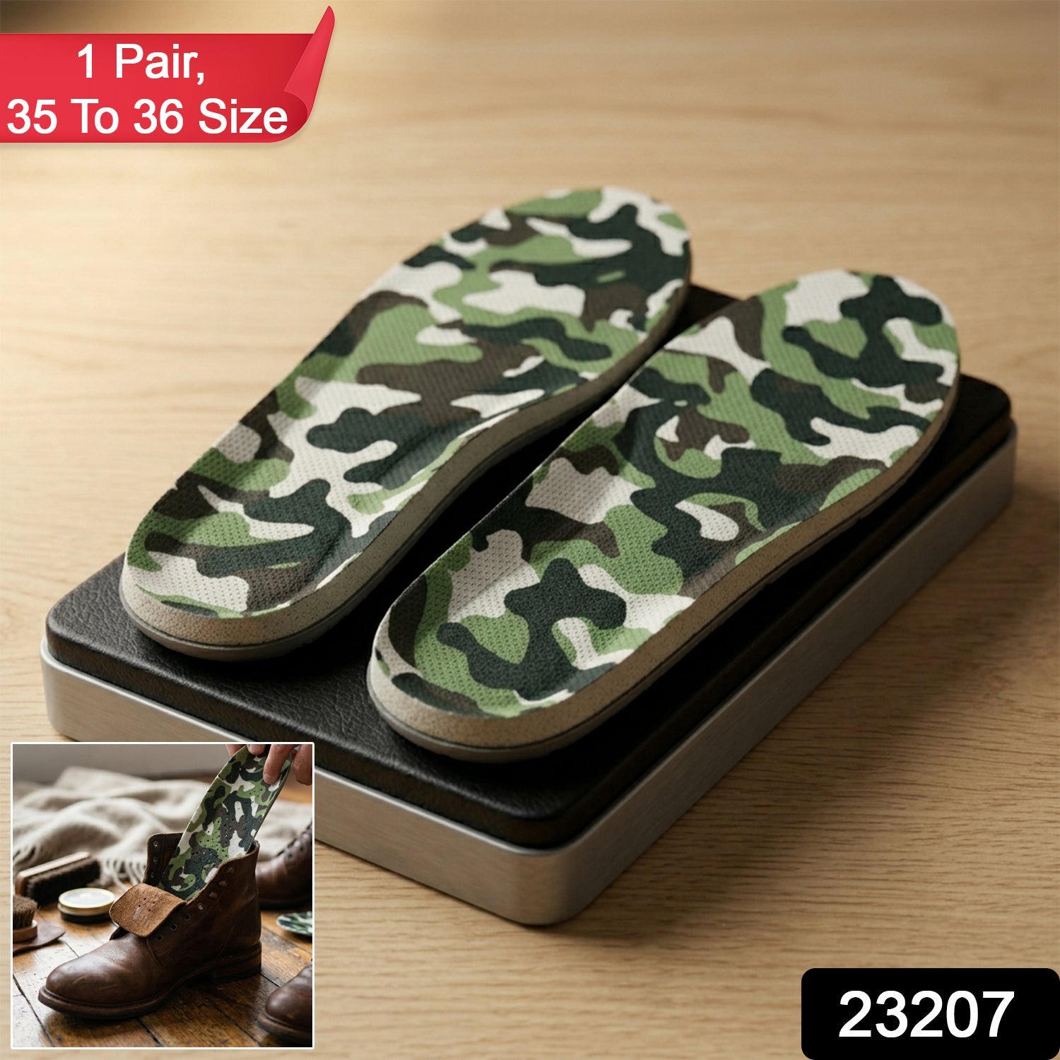 Small size shoe insoles for 35-36