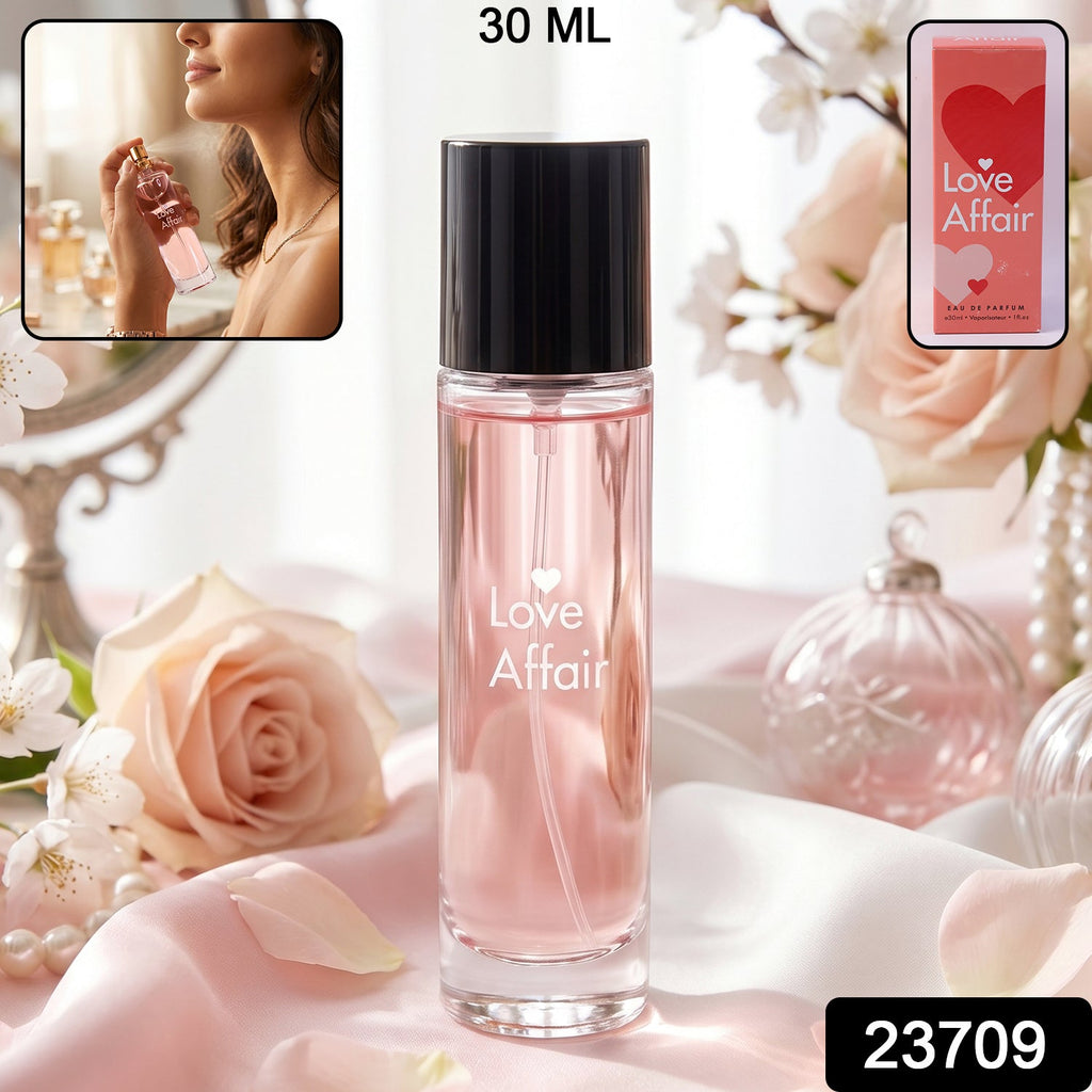 Love Affair women's perfume spray with stylish packaging