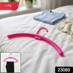 Cupboard clothes hanger organizer for space saving
