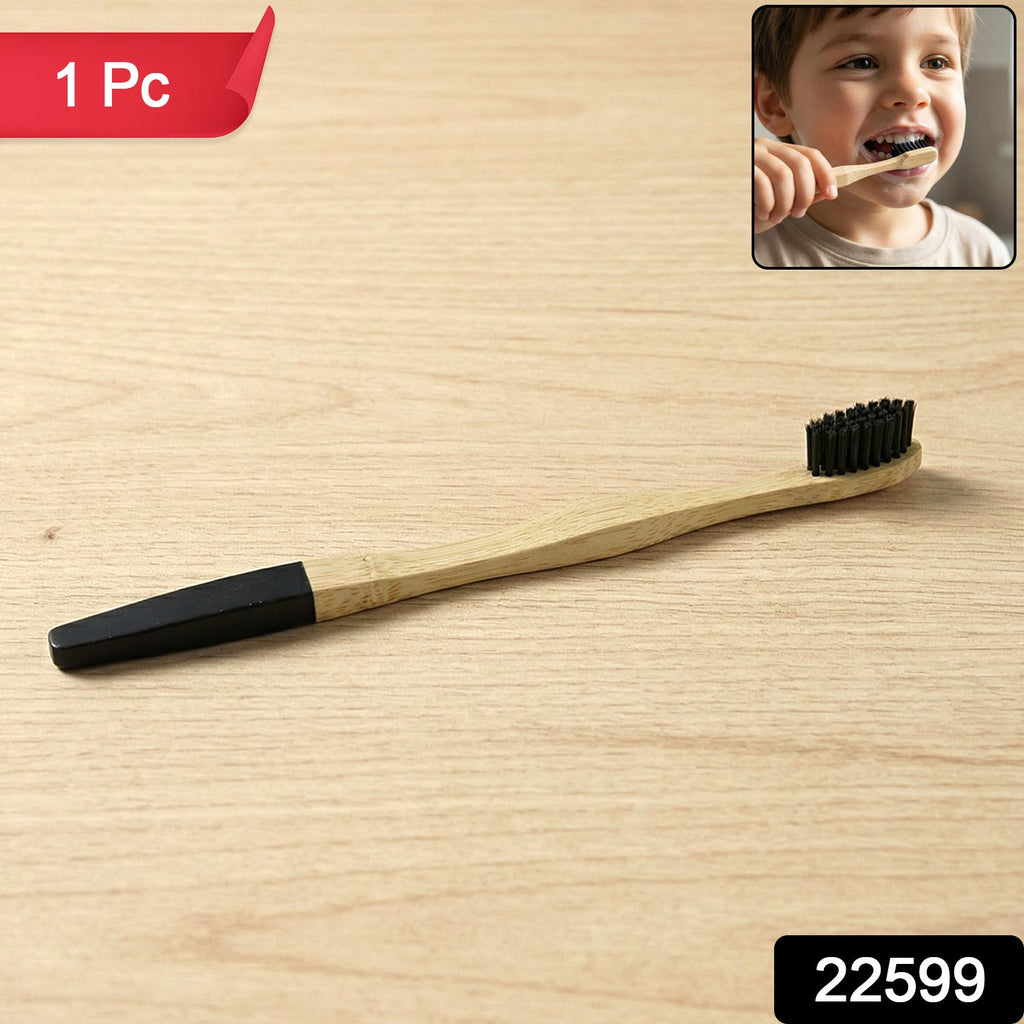 Eco-friendly bamboo toothbrush designed for daily oral hygiene