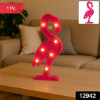 Close-up of a decorative 3D LED night light, showcasing its intricate design.