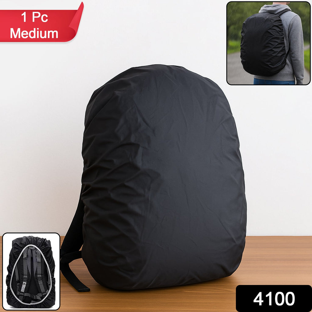 Close-up of the waterproof nylon rain cover fabric, highlighting its durable texture.