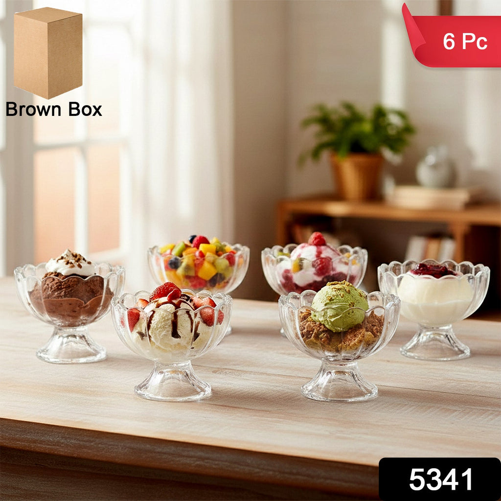 Single brown plastic serving bowl, ideal for desserts or snacks.