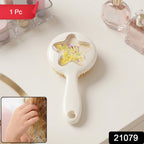 Child-friendly styling hair comb with ergonomic handle